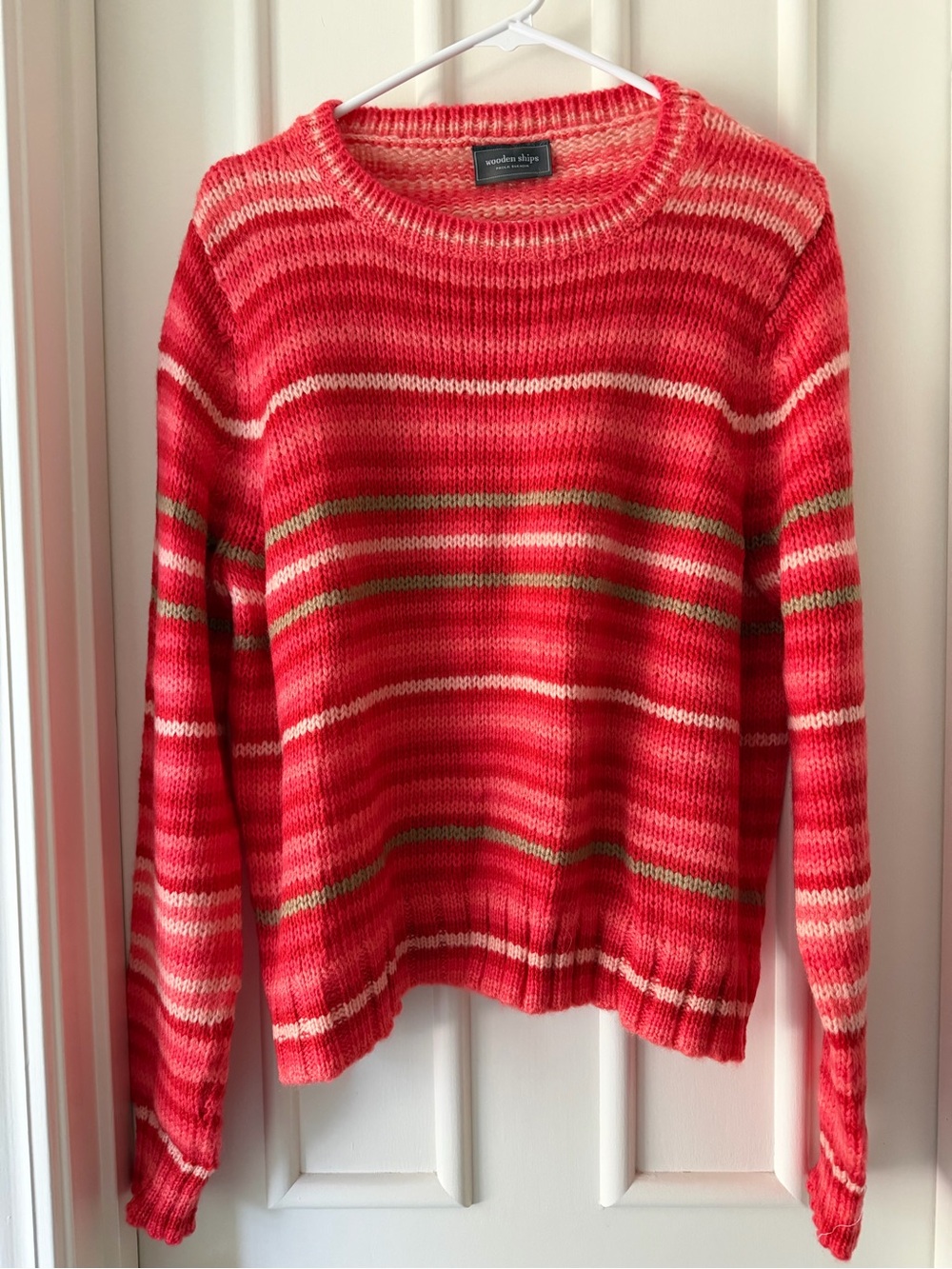 Wooden Ships Striped Crewneck Sweater
